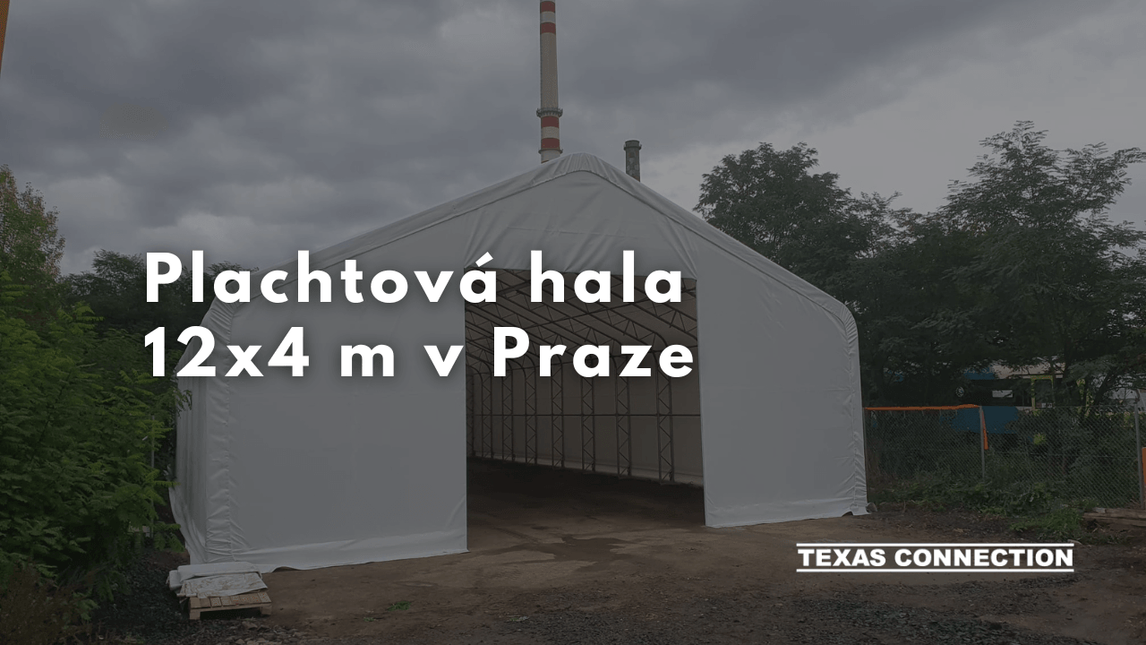 Plachtová hala 12 x 24 m Praha Komwag