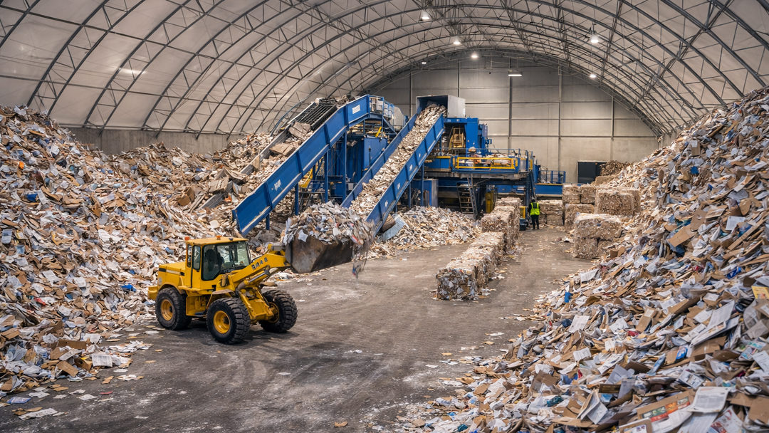 Plachtové haly jako efektivní řešení pro skladování odpadů a kompostárny